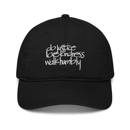 Organic Dad Hat Calligraphy